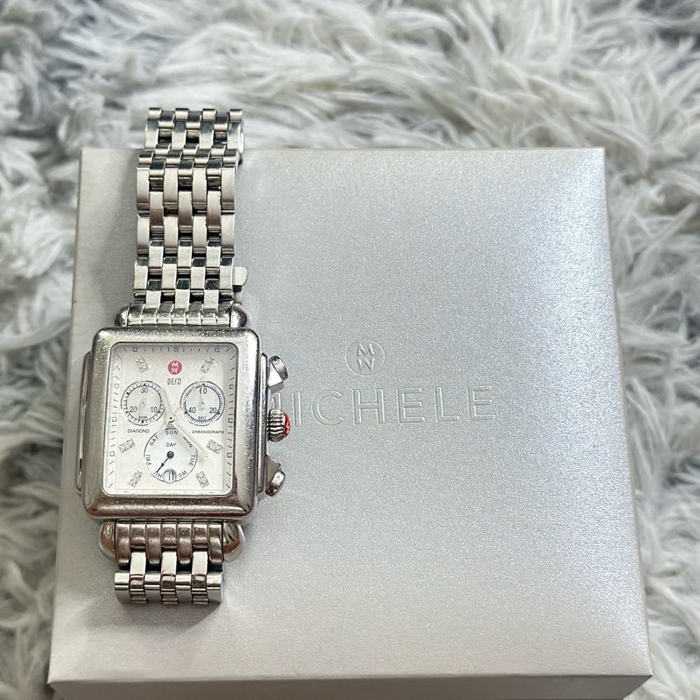 Michele Silver Women's Watch